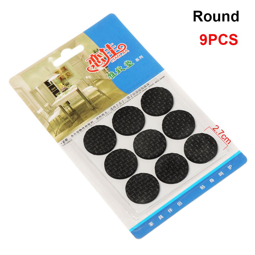 1-24PCS Anti Slip Bumper Damper Furniture Leg Feet Rug Felt Pads Thickening Self Adhesive Mat Chair Table Protector Anti Noisy