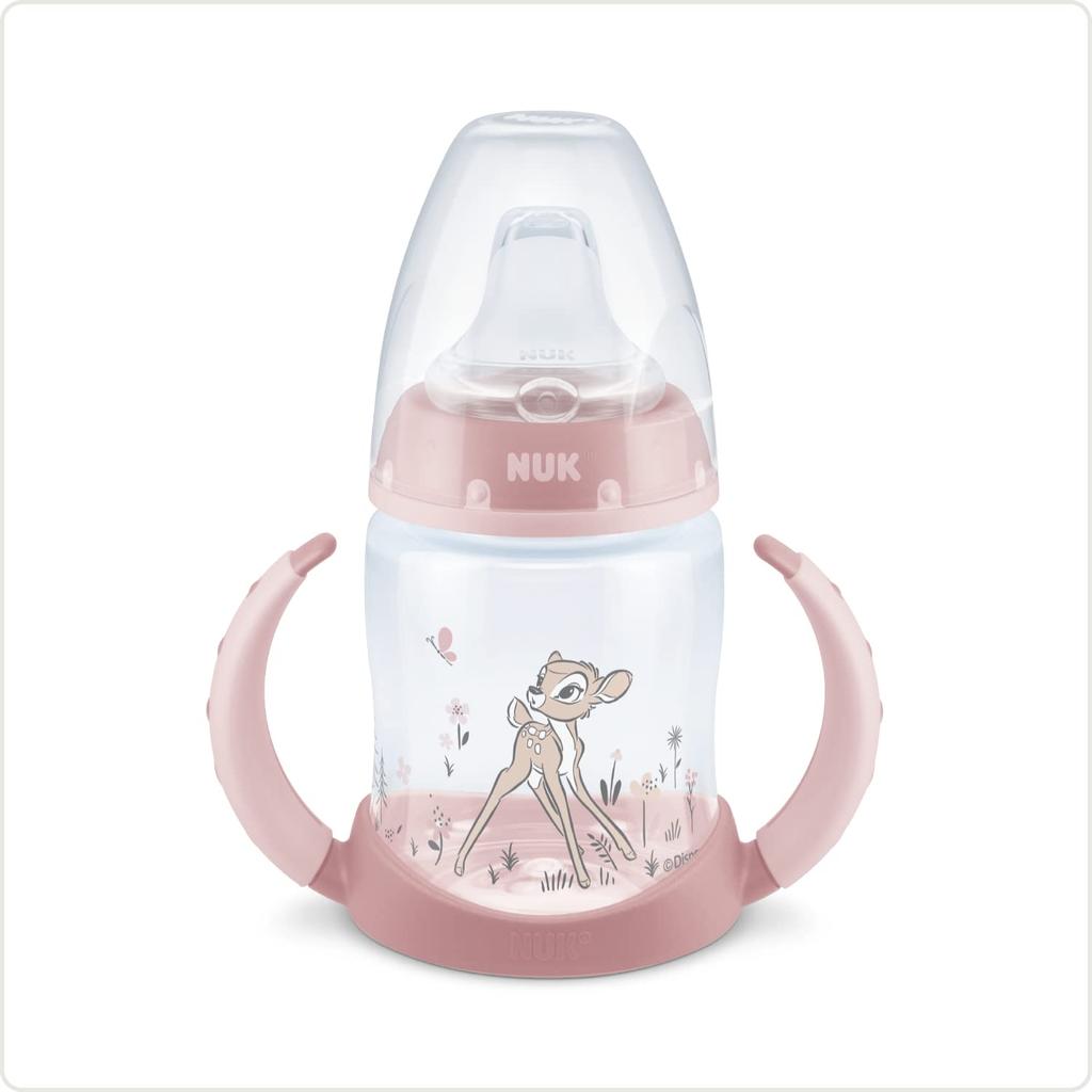 NUK Bambi Learner for Babies 6 Months and with Temperature FDNK10743071B Bottle, 150ml, Up, Gauge, Plastic,