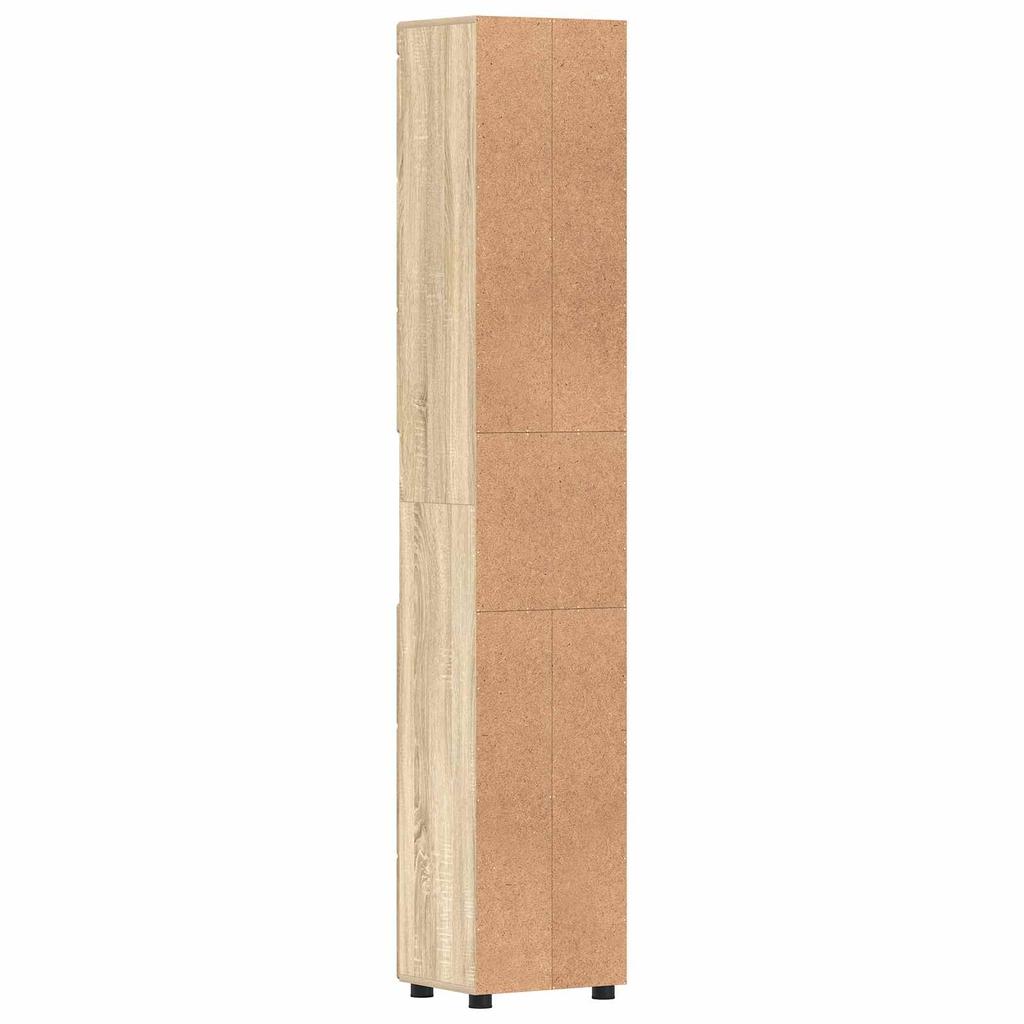 Bathroom Cabinet Set TULUM Sonoma Oak 37 x 31.5 x 203 cm
