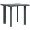 vidaXL Gartentisch Grün 80x75x72 cm Kunststoff