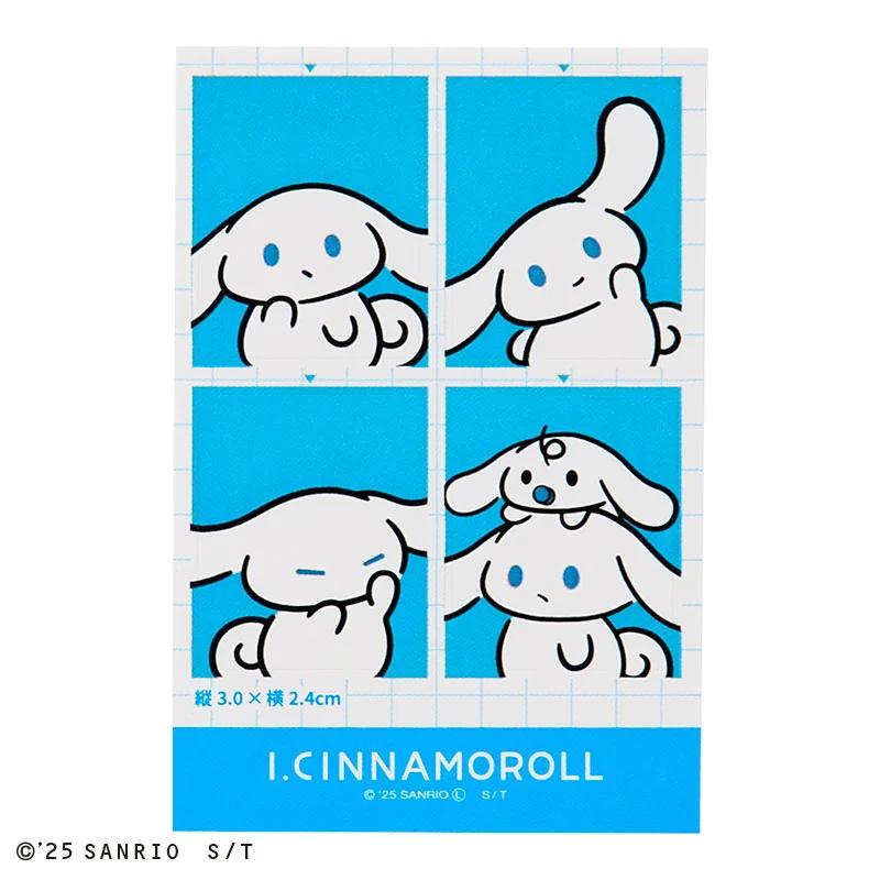 Sanrio I.CINNAMOROLL Стикер в стиле ID-фото ( синий )Новые персонажи Sanrio из Японии