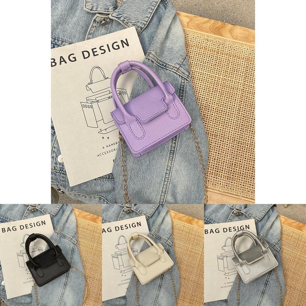 Chic Pu Leather Small Square Bag For Women 2023 Summer Casual Shoulder Bag