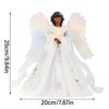 Acrylic Decoration Festive Xmas Angel Pendant Topper Christmas Tree Angel Fairy
