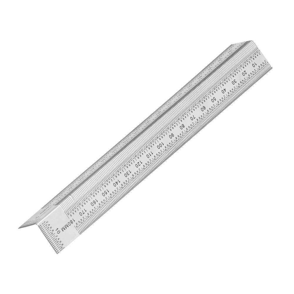 T-Type Bend Rules Stainless Steel Woodworking Scribing Ruler T-Type Ruler Woodworking Measurement