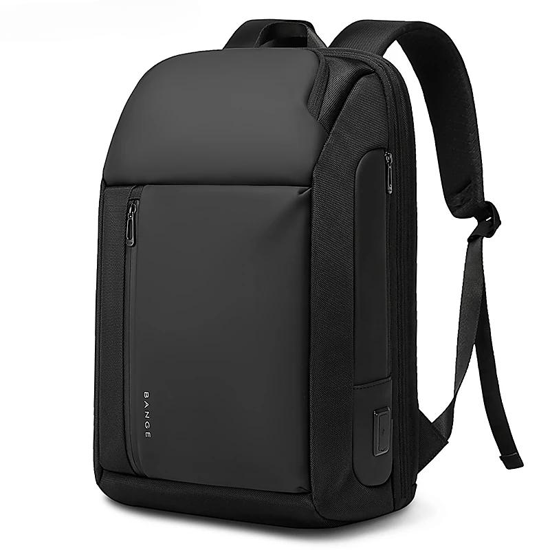 New Fashion Men Business Backpack 15.6 In Laptop Backpack Work Man Bag Unisex Black Travel Male Backpack Mochila Waterproof