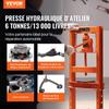 Hydraulic Shop Press 6 Ton with Press Plates H-Frame Benchtop Press Stand