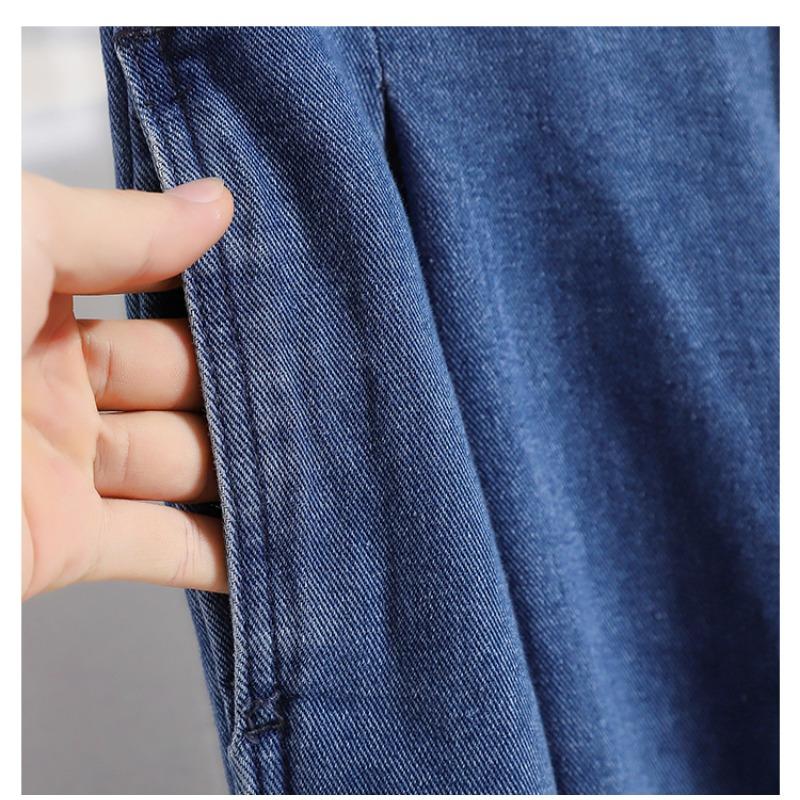 Женские зимние джинсы MODIQUE большого размера, новые свободные джинсы-шаровары в стиле ретро с высокой талией, повседневные универсальные однотонные брюки длиной до щиколотки