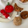 Korean Style Funny Tomato Duckbill Clip Simulation Food Cartoon Side Clip Back Clip  Female