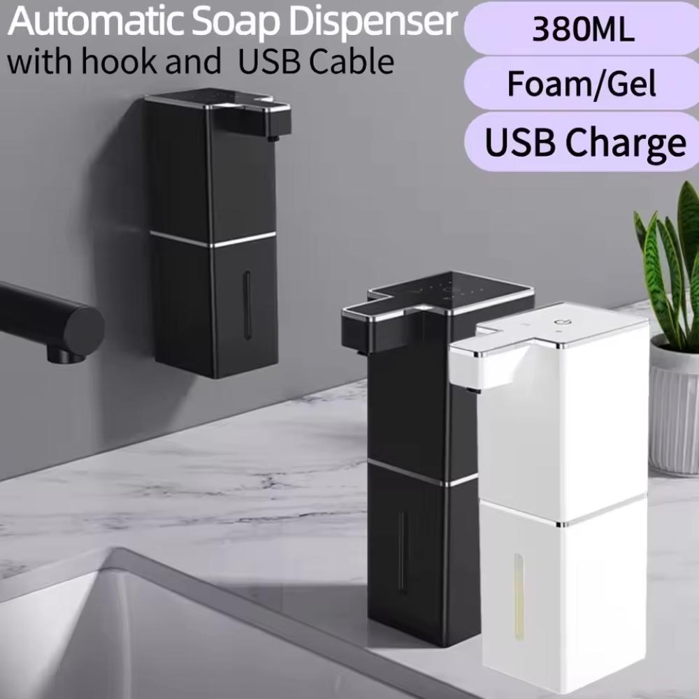 USB Rechargeable Hand Sanitizer Dispenser Liquid/Foam Hand Cleaning Washing Machine Shower Gel