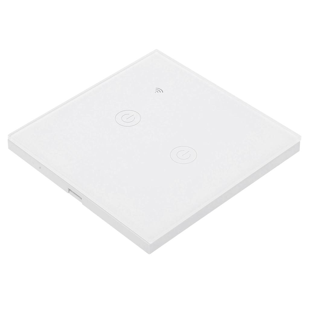 Smart Light Switch Touch Panel ABS Universal for Single   Zero Fire Wire 220‑240VAC2 Way Wifi