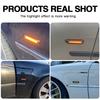 2x Затемненный боковой указатель поворота крыла для 1999-2001 BMW E46 4D/5D 2000-2003 E46 2D OEM №:63138370720,63132228591,BM2570107