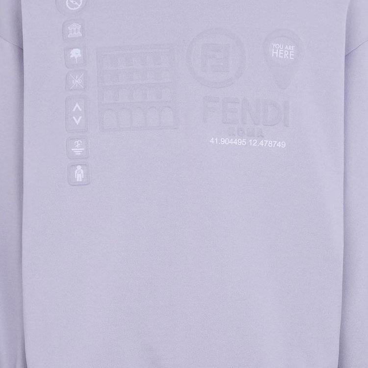FENDI Sweatshirt Men's Light Purple FY1126AIFPF1GOS