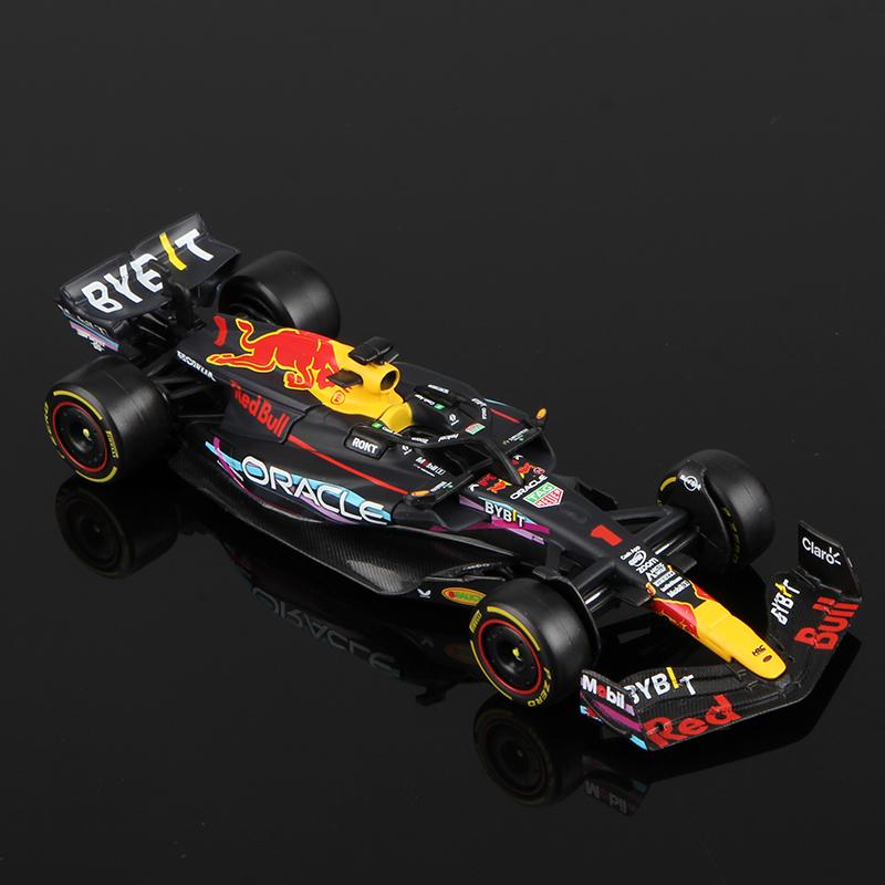 ABAC1 Bburago 1:43 2023 Модель F1 RB19 W14 SF23 C43 A523 AMR23 Гоночный Сплав Автомобиль Игрушка Red Bull Mercedes Alfa Romeo Apline