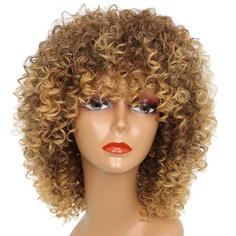 Missqueen Long Red Black Afro Wig Kinky Curly Wig для женщин синтетические парики