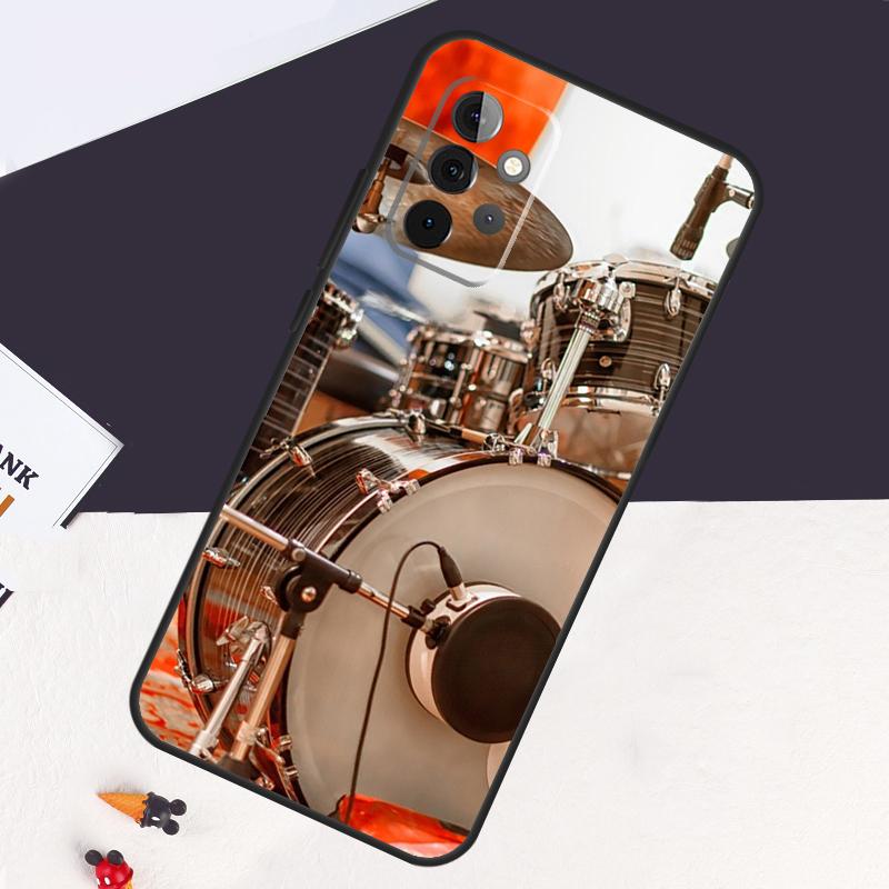 Musical Instrument Drum Case For Samsung Galaxy A22 A16 A33 A36 A56 A26 A15 A55 A53 A35 A32 A52 A54 A34 A14 A05 A06