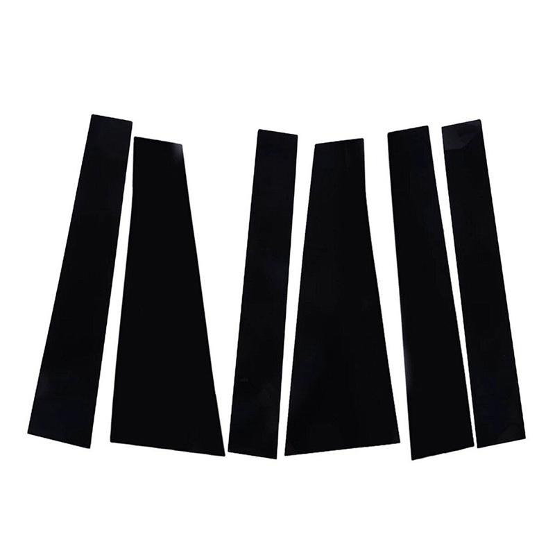 6 шт. автомобильные стойки, накладки на окна, двери, накладки для Toyota Sienna 2010 2011 2012 2013 2014 2015 2016 2017 2018