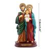 Holy Family Statue with Child Catholic Standing Figurine Religious Gift for Home Decors Desktop Table Ornament