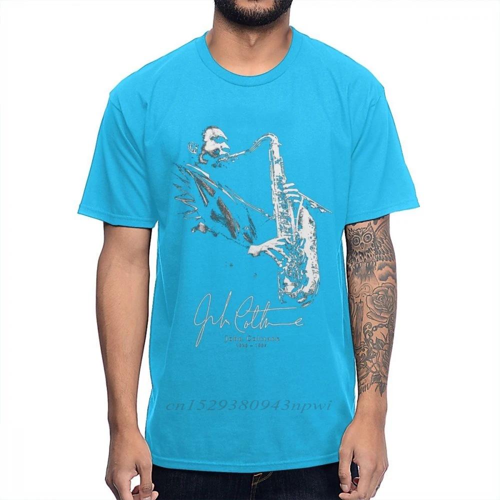 American Jazz Saxophonist And Composer Sax Music John Coltrane T Shirt 100% Cotton Graphic Cotton Tee Shirt