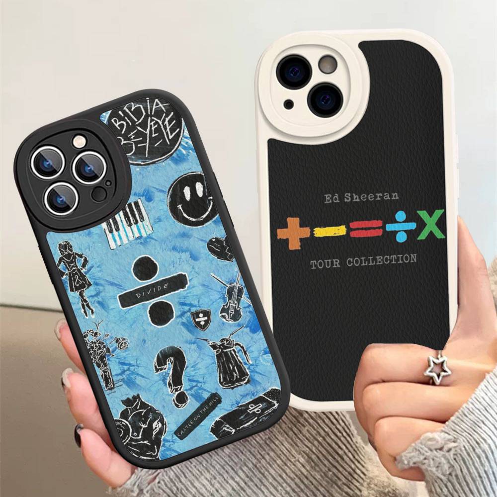 Singer E-Ed S-Sheeran Hot Phone Case Hard Leather For IPhone 16 15 14 13 12 Mini 11 14 Pro Max Xs X Xr 7 8 Plus Fundas