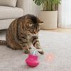 Автоматическая лазерная игрушка для кошек с вращением на 360°, инфракрасный лазер, USB-зарядка, дразнящие игрушки для кошек, противоударная игрушка-неваляшка для кошек