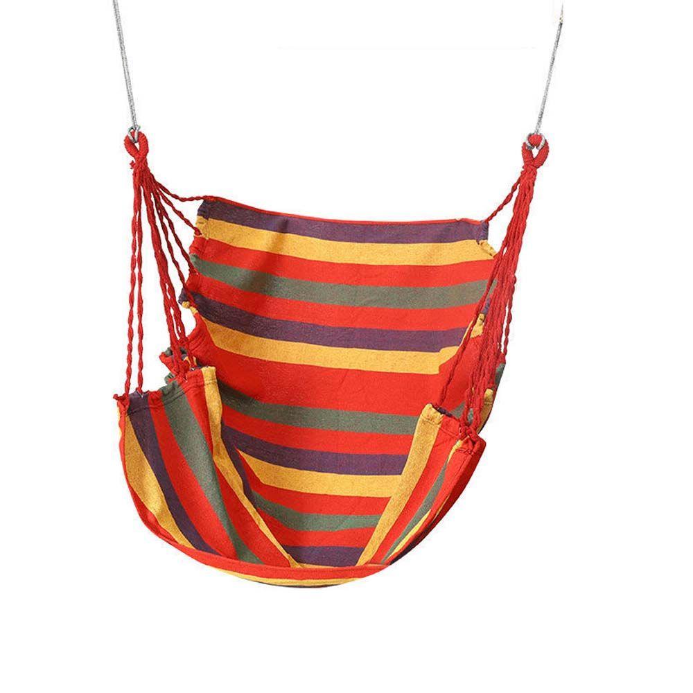 Hanging Chair 120KG Garden Fabric Home Swing Seat Hammock Chair Hammock Swings Hanging Hammock