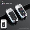 Zinc Alloy Car Key Case Cover For Toyota Camry Corolla RAV4 Highlander Avalon 2015 - 2017 Smart Control Protector Shell Holder WG5