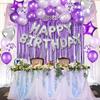 Party Decorations, Purple Rain Curtain Balloon Set, Birthday Atmosphere Decoration