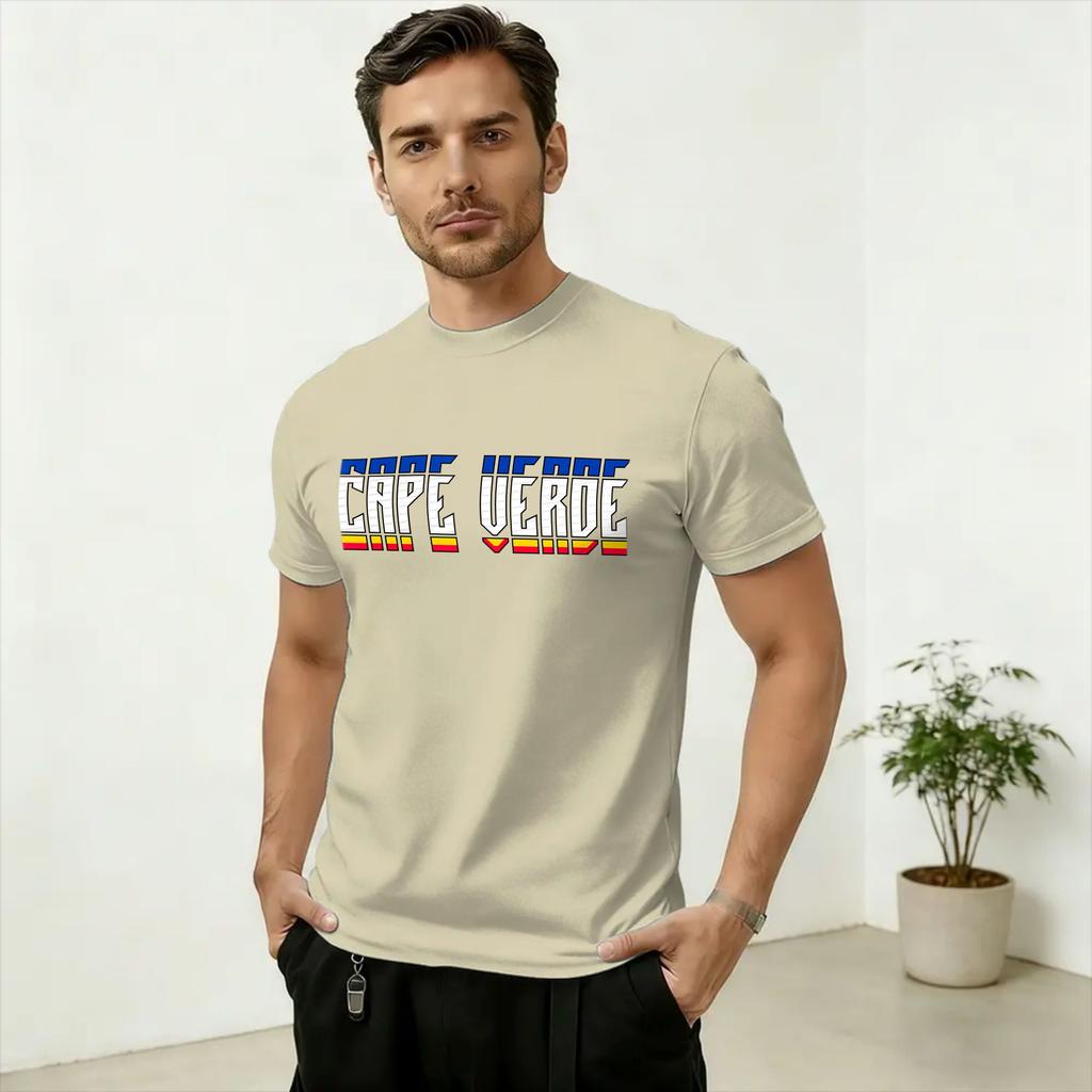 Proud Cabo Verde Flag T Shirt Unisex 100 Cotton Humorous TShirt O Neck Tees Short Sleeve Clothing 4XL 5XL 6XL