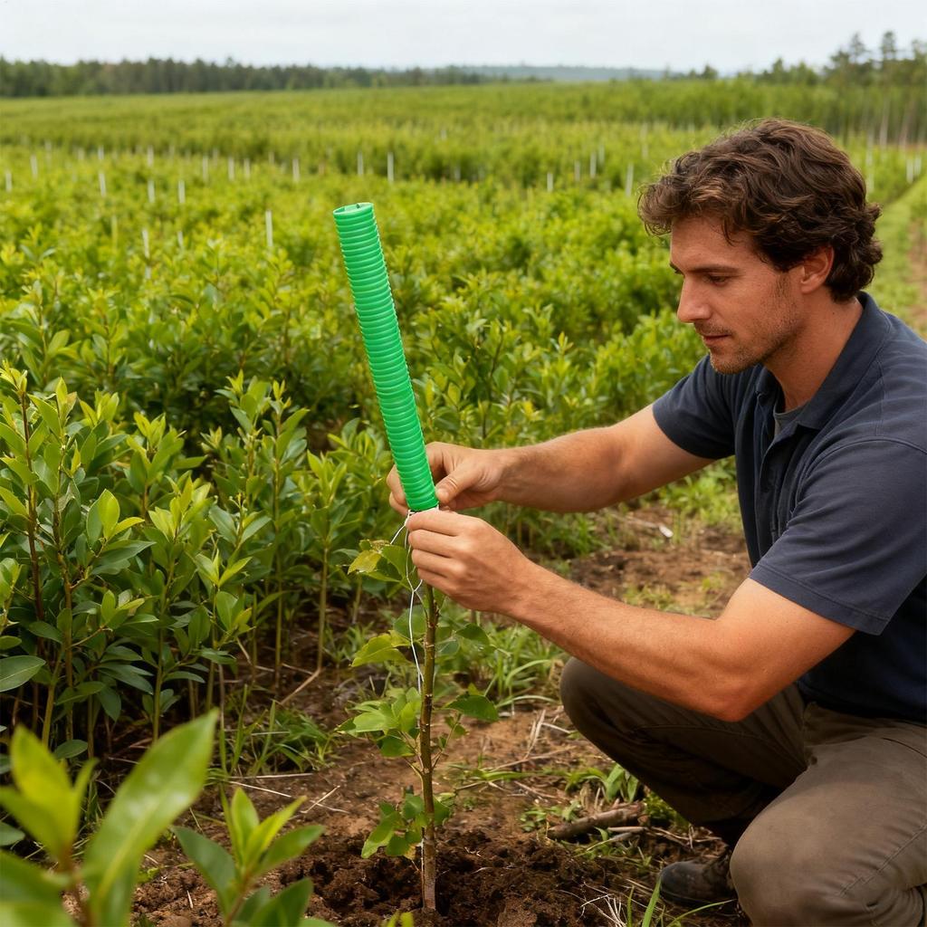 Tree Protectors 8 Piece Wrap Covers Tree Trunk Protector Guard For Sapling Winter Animals Patio Lawn Garden Cats Rabbit