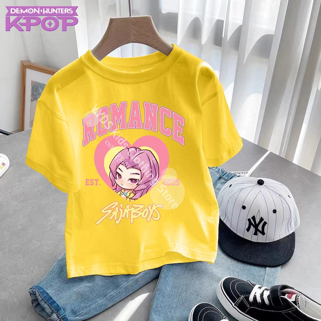 Модная повседневная детская мужская женская футболка K-Pop Охотники на демонов Хлопковая футболка Одежда