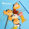 Игрушка-дразнилка для кошек Garfield с отпечатком лапы: Саморазвлекающаяся плюшевая игрушка, устойчивая к царапинам и укусам
