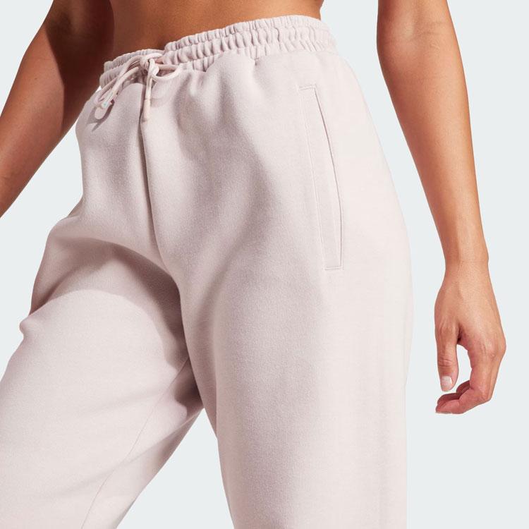 adidas X Stella McCartney спортивные брюки на завязках трикотажные женские брюки светло-розовые IU0862