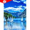 Diy 5d Diamond Painting Scenery Diamond Embroidery Cross Stitch Landscape Full Round Diamond
