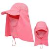 Unisex Quick-Dry Sun Protection Hat for Hiking, Fishing, and Outdoor Activities with Face and Neck Coverage