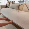Minimalist Twill Solid Chenille Sofa Cover for All Seasons Living Room Non-slip Sofa Seat Cover Couch Slipcover, Sofa Towel
