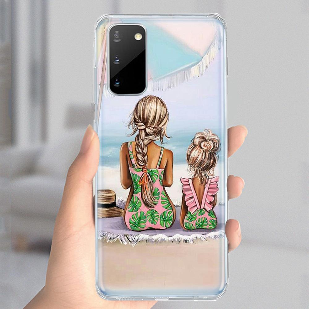 Super Mom Baby Case For Samsung A52s 5g A51 S21 A12 Fundas Galaxy A53 5g A33 A73 A03 A50 A31 A50 A70 A71 A72 A13 A32 Back Covers