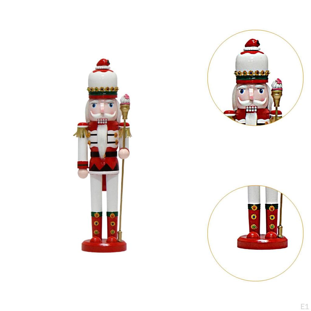 Статуя короля Щелкунчика, скульптура из дерева, настольное украшение для домашнего стола