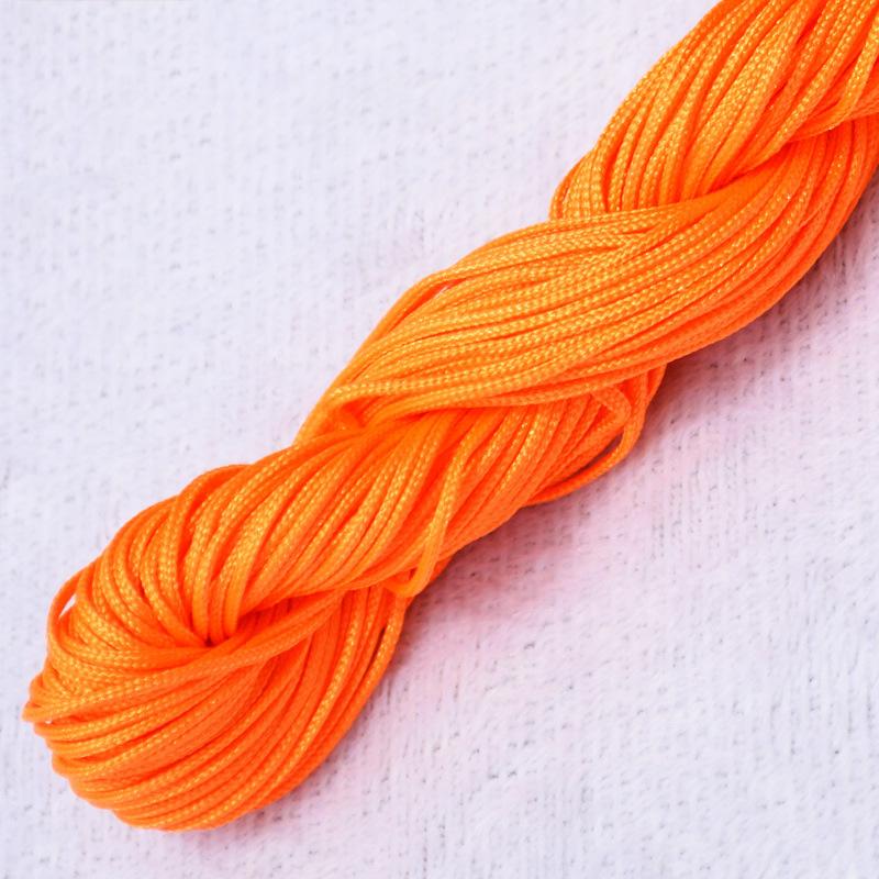 1,0 мм 20 м нейлоновый шнур нить китайский узел шнур макраме браслет плетеная веревка DIY кисточки бисер нить для изготовления ювелирных изделий
