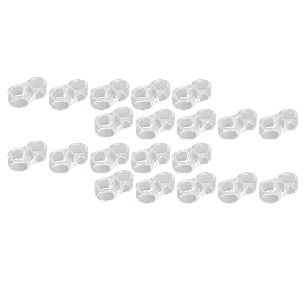 20 шт. бампер для дверной ручки прозрачный белый силиконовый противоударный бампер для дверной ручки