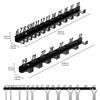 Metal Wrench Sorting Rack Multi-Hole Wrench Storage Rack  For Workshop Tool Organization
