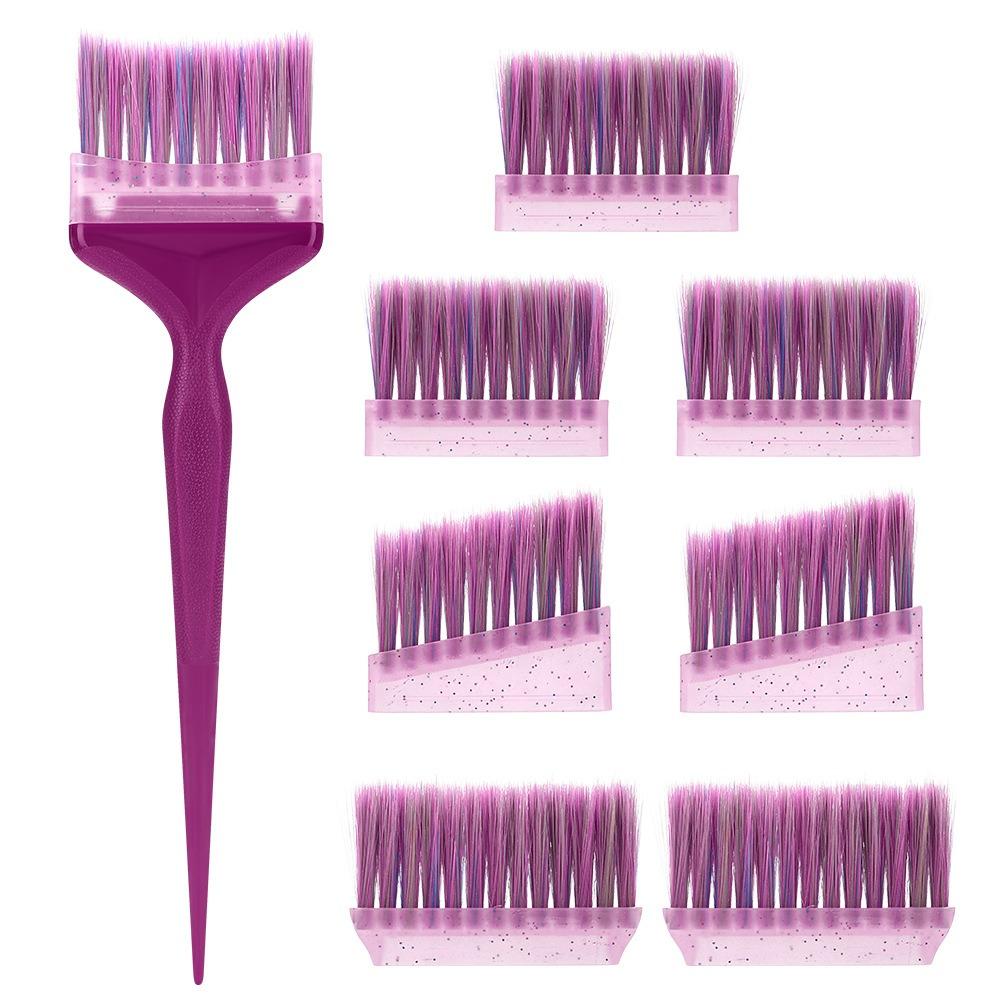1Set Easy Clean Hair Dye Brushes Replacement Set Hairdressing Tinting Coloring Tools Barber