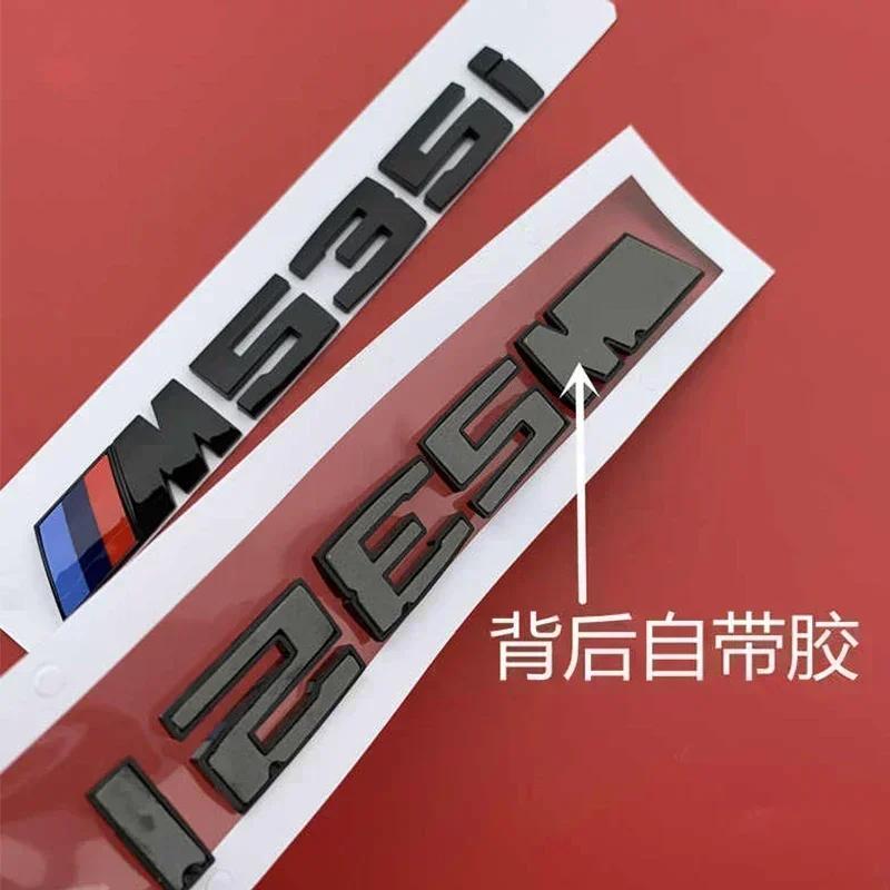 BBKI7 3D ABS Car Rear Trunk Badge Sticker for BMW M Power X1 X2 X3 X4 X5 X6 X7 X8 F46 F30 F31 F34 F35 F3 135i 145i 540i 530i 550i
