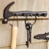 Промышленный Декор Рустикальные Чугунные Настенные Крючки DIY Форма Железных Плоскогубцев Ключница Винтажная Настенная Полка Декор Патио