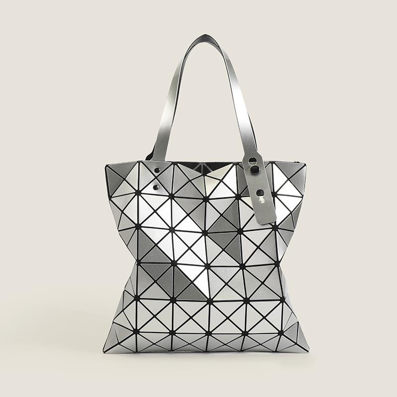 Niche Hundred Hundred Six Lattice Geometric Diamond Lattice Fashion Light Handbag Fashion Hundred Hundred Tote Bag Woman