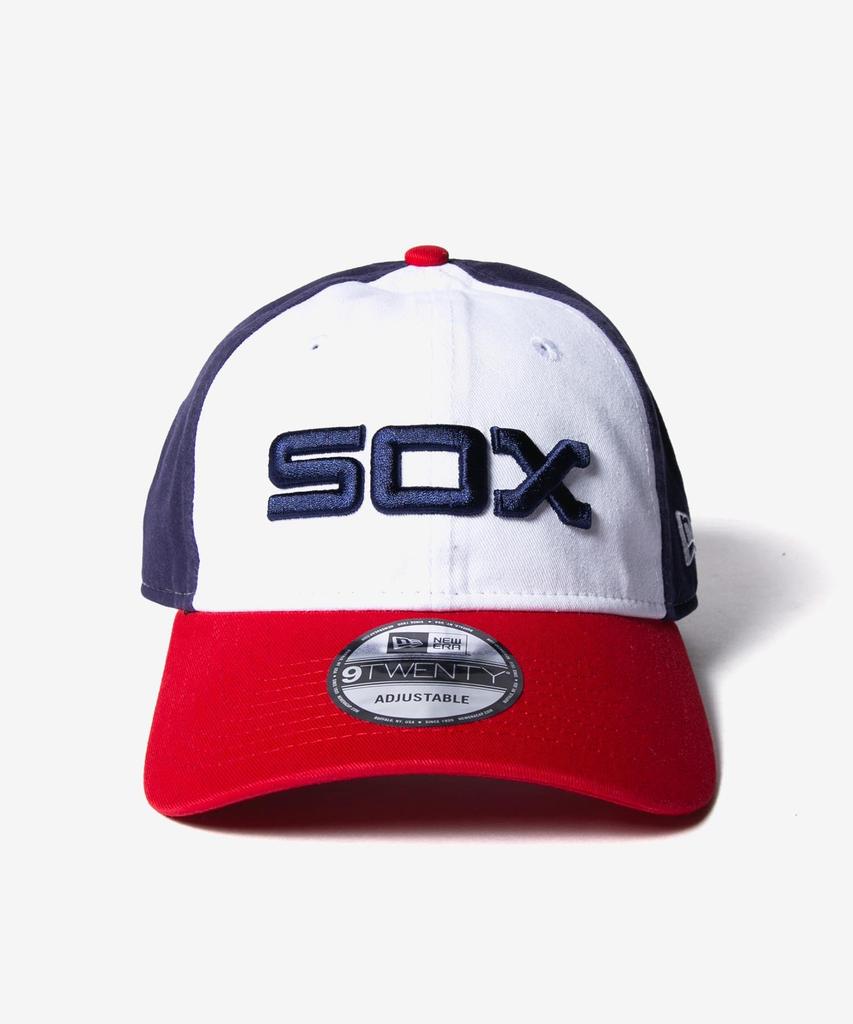 New Era 9Twenty Чикаго Уайт Сокс MLB Core Classic Белая Мульти Кепка, 60235237, (военно-морской флот) [Использовал]