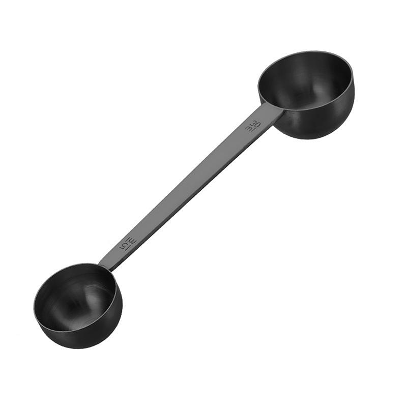 304 нержавеющая сталь мерные ложки с двойной головкой кофейный черпак 15 мл 30 мл для бариста кофейные зерна кухонные измерения