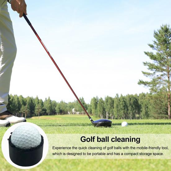 Magnetic 3D Printed Golf Ball Washer Portable Golf Ball Cleaning Tool Attaches To Golf Cart Clubs Trolley
