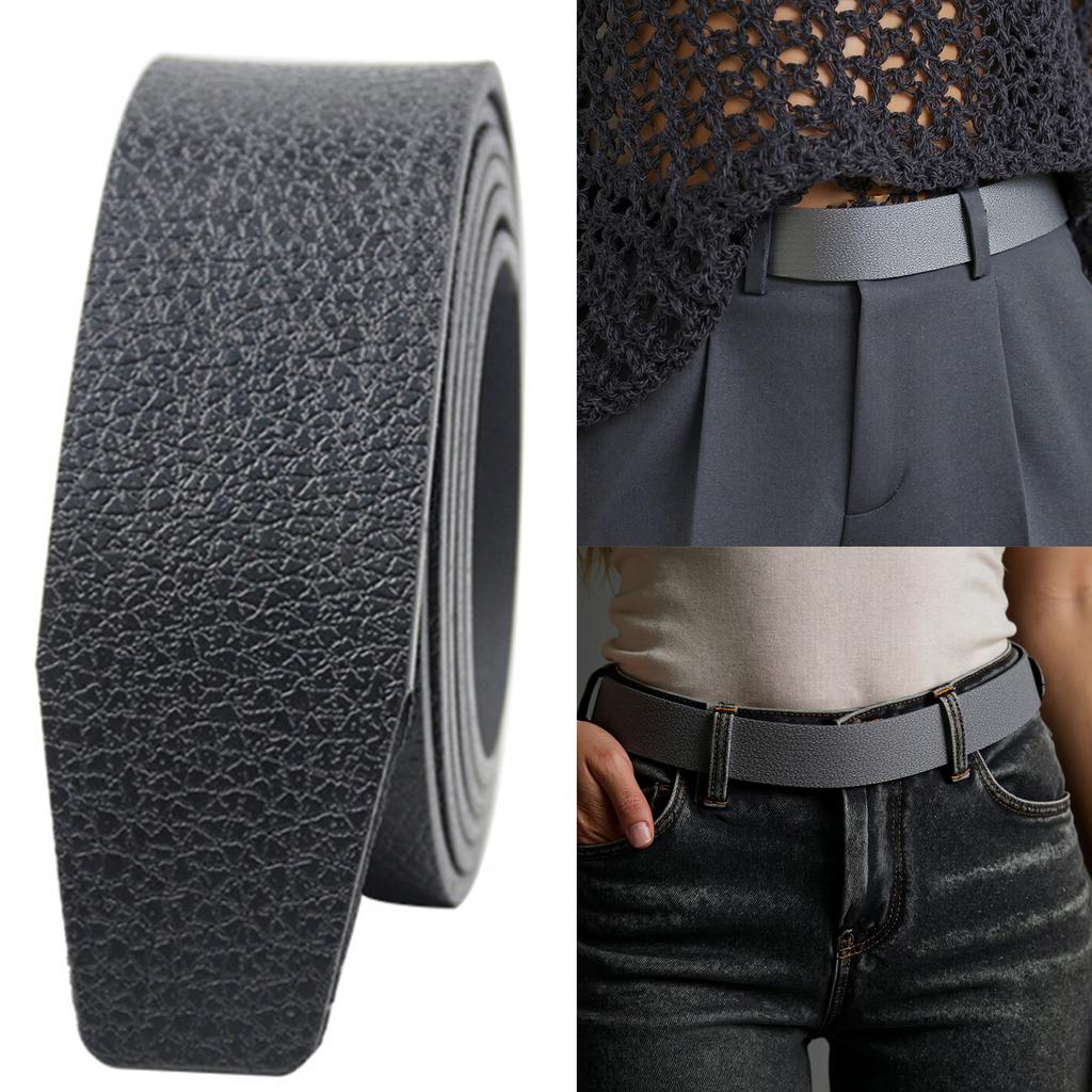 Multiuse Headless Belt Strap For Men Women Adjustable Length and No Buckle Belt Strap For Business and Casual Wear