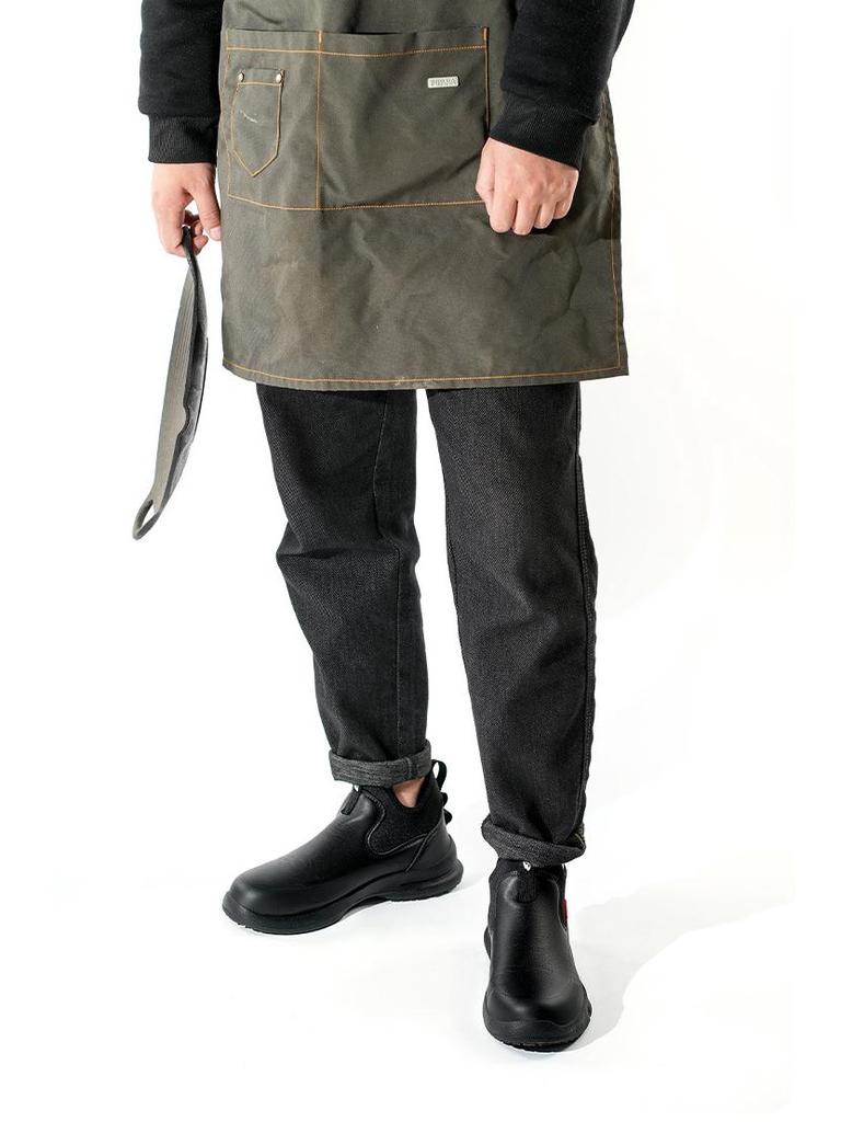 Men's Lightweight Waterproof Non-slip Work Shoes - All-Season Comfort, Oil-Resistant, Ideal for Chefs