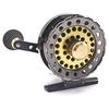Wellvie classy cage fishing raft reel black porgy octopus squid drop left-handed 2.6:1 aluminum machine cut 6+1BB raft reel hechi fishing single-axis
